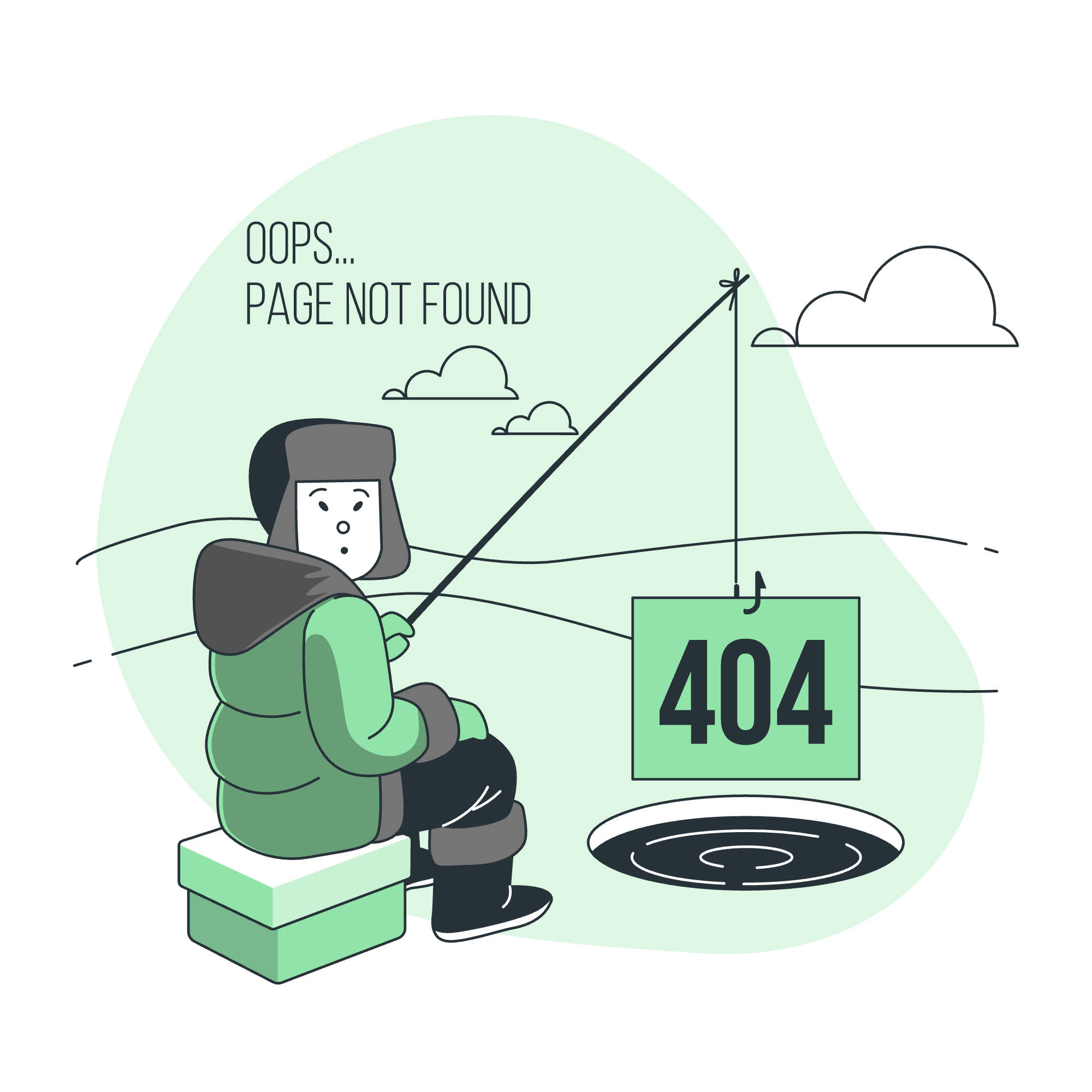 Page not found illustration